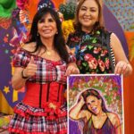 Cantora Gretchen com arte digital EduNewton