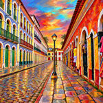 Arte digital EduNewton – Rua Portugal, São Luís